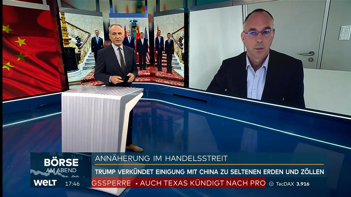 Edgar Walk bei Welt TV, 11.6.2025